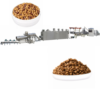 Cadena de producción seca automática de alimento para animales del OEM 70kw capacidad grande