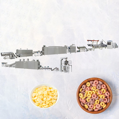 Cadena de producción de acero inoxidable del cereal de desayuno avenas que hacen la máquina