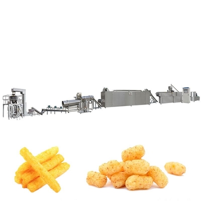 Línea de producción de hojaldre de maíz de varias formas 250 kg/h de poco ruido