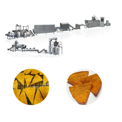 Tortilla diesel Chips Processing Line Machine 100kw de Doritos del maíz del gas