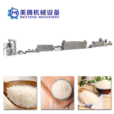 Línea de transformación artificial alimenticia gemela del arroz del extrusor de tornillo